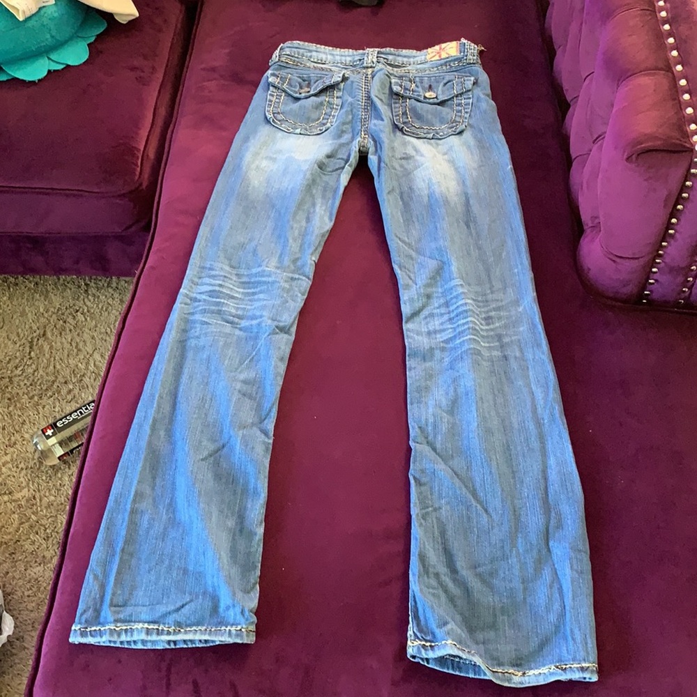 Cambridge Ripped Bootcut Jeans - Picture 4 of 5